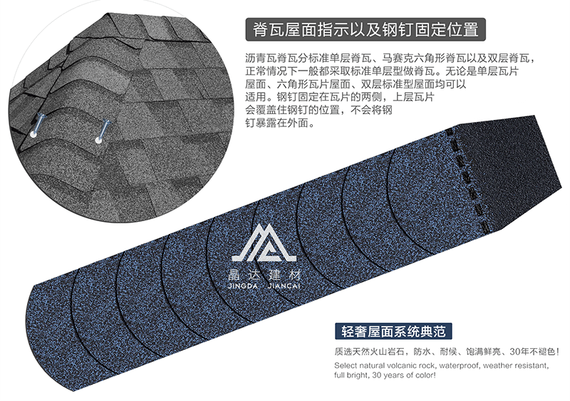 沥青瓦屋面脊瓦制作详解02